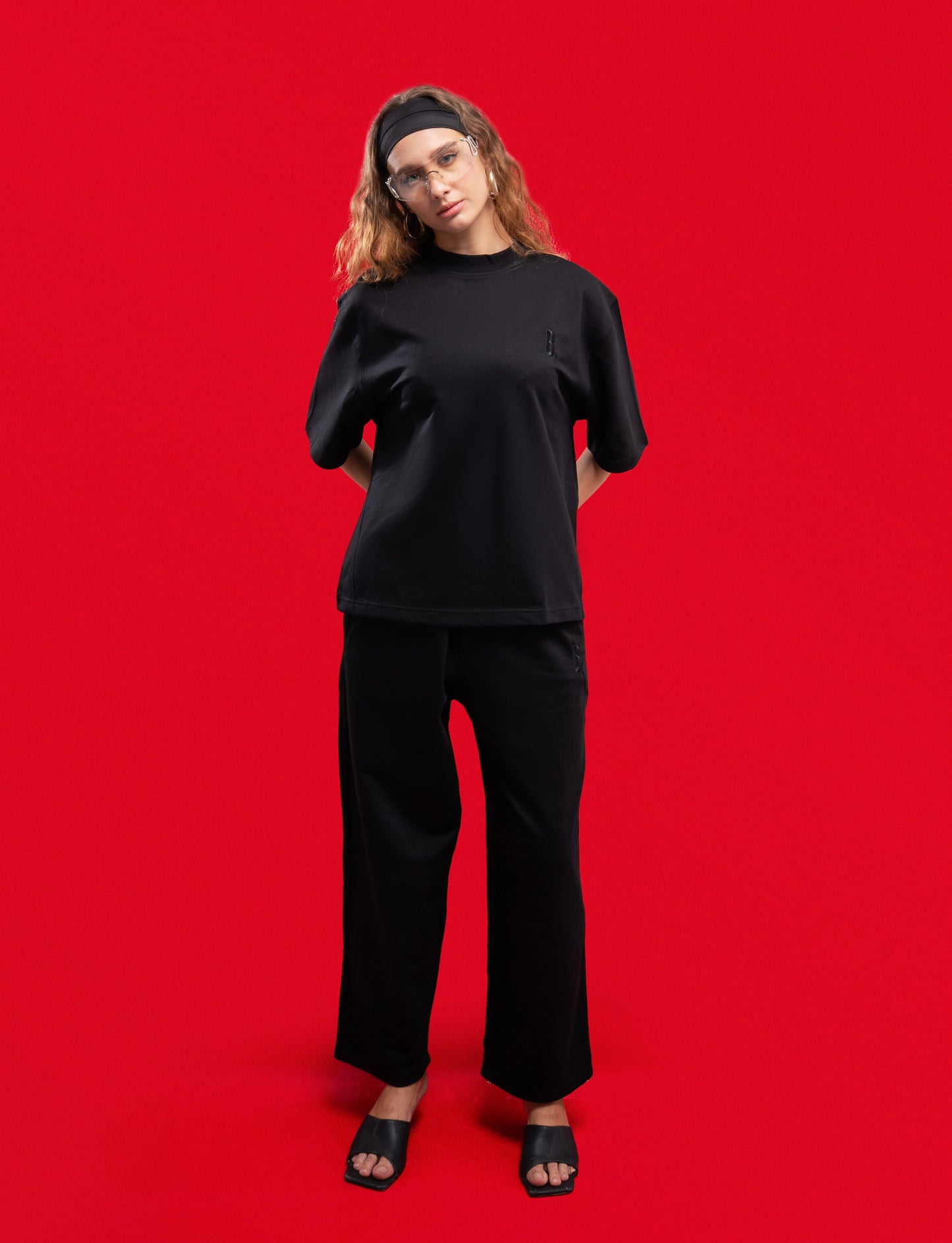 Black Relaxed Sweats