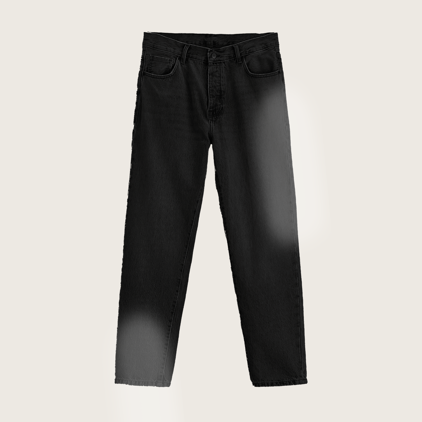 Black Blotted Denim