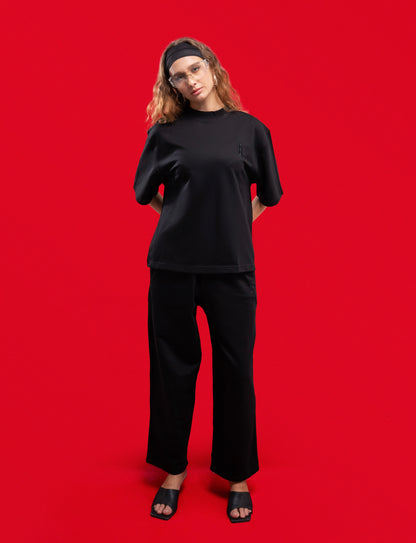 Black Relaxed Sweats