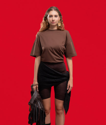 Chocolate Basic Tee