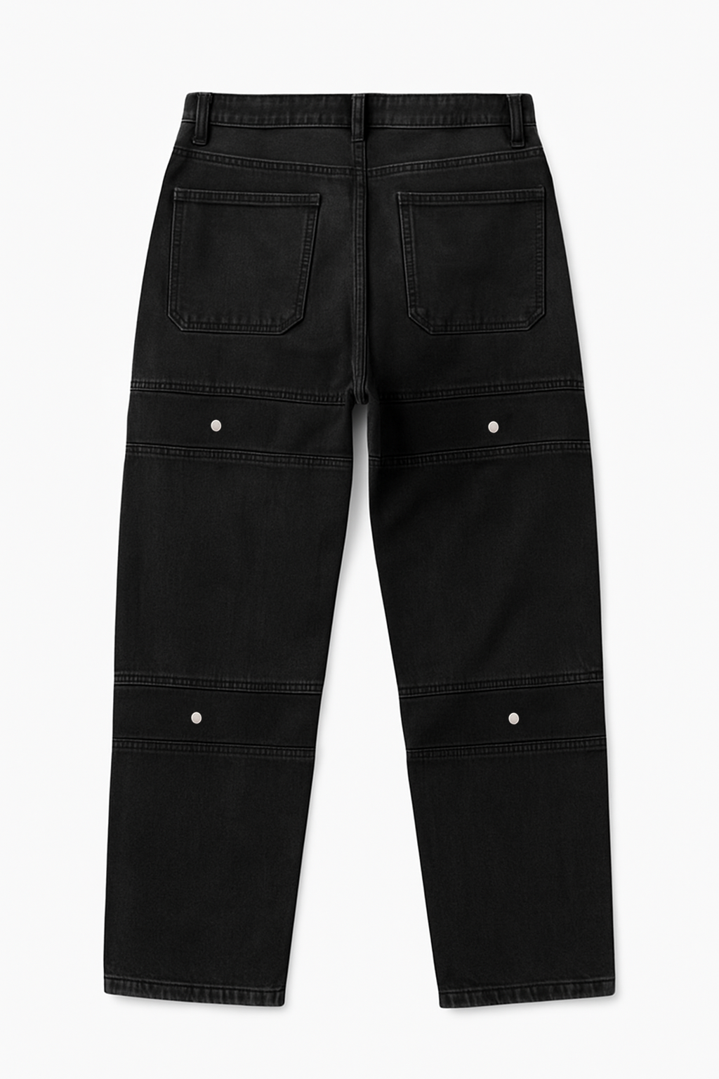 Black Studded Denim