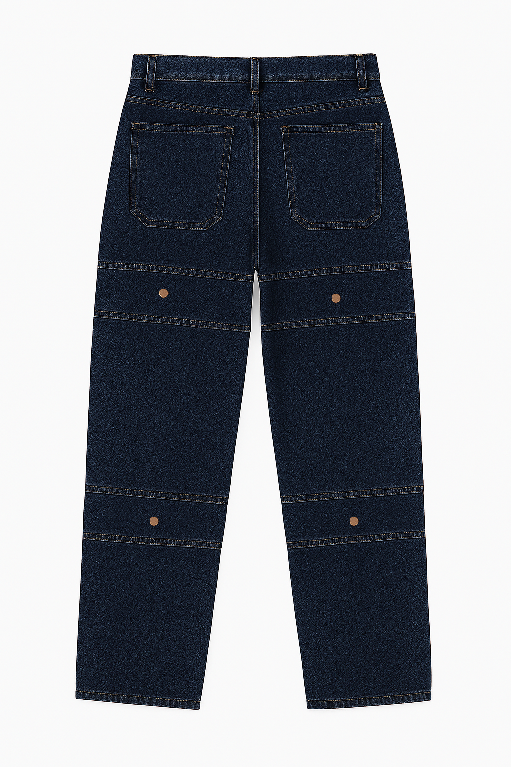 Navy Studded Denim