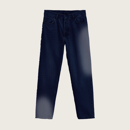 Navy Blotted Denim