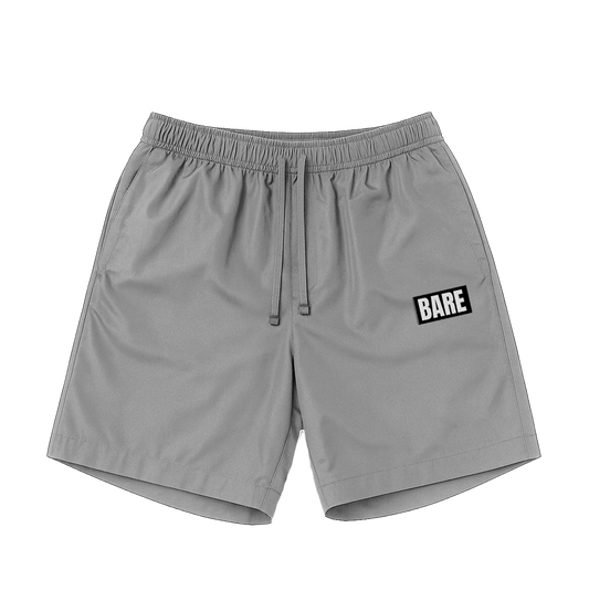 Silver Tracksuit Shorts